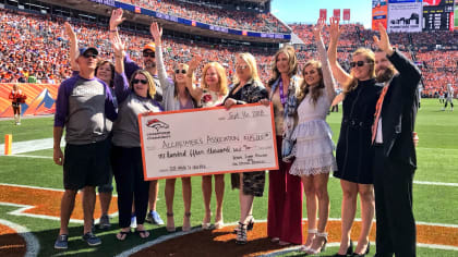 Team Buckley attends Broncos' Salute to Service game