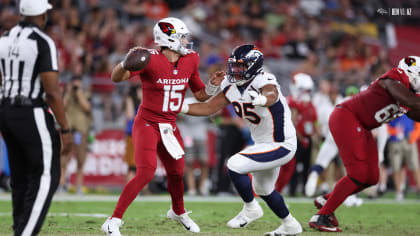 Denver Broncos defensive lineman Elijah Garcia engulfs Arizona