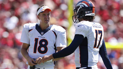 Peyton Manning to practice, Brock Osweiler to start this week 