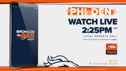 Denver Broncos vs Philadelphia Eagles live stream 2021 for Week 10 - Mile  High Report