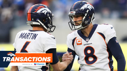 Denver Broncos offensive tackle Quinn Bailey (75) against the Los