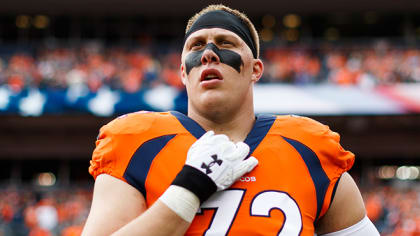 Denver Broncos punter Riley Dixon (19) against the Los Angeles