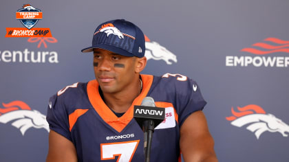 Russell Wilson on first practice as Broncos QB: 'Guys looked