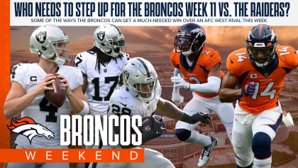 Broncos Weekend: Pat Surtain II, Denver defense aim to contain Davante  Adams, Raiders in AFC West rivalry game