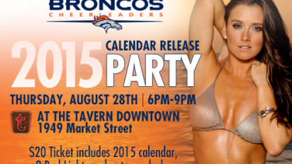 2015 Denver Broncos Cheerleader Calendar Release Party