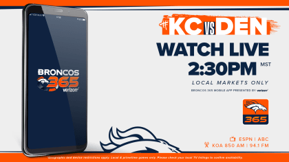 Denver Broncos Vs. Kansas City Chiefs Live Stream: How To Watch