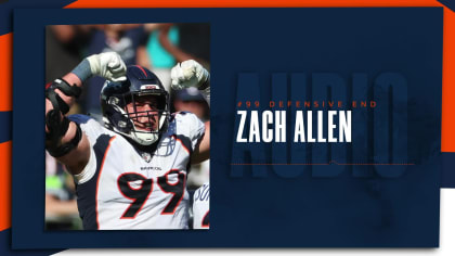 Zach Allen's non-stop motor shows up early at Broncos training camp