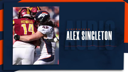 Denver Broncos Linebacker Alex Singleton 49 Editorial Stock Photo - Stock  Image