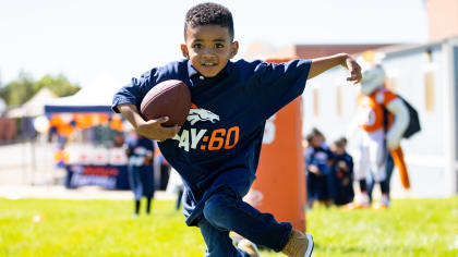 Denver Broncos Youth Low Top Light-Up Shoes