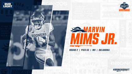 Broncos second-round WR Marvin Mims, Jr. signs rookie contract