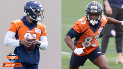 Broncos guards Quinn Meinerz, Ben Powers bond over field goal stance