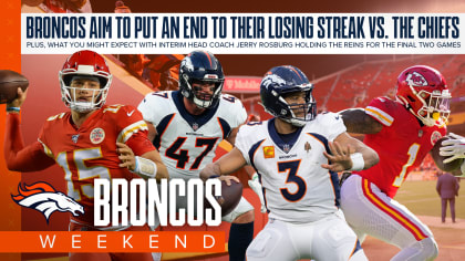 Denver Broncos - Kansas City Chiefs: Game time, TV channel and where to  watch the Week 17 NFL Game