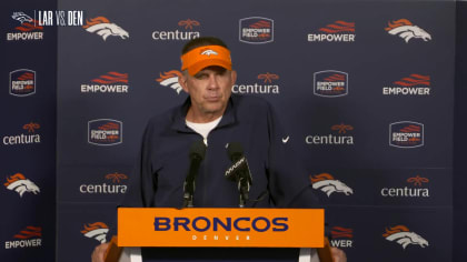 Broncos postgame press conference