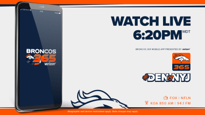 Watch Jets @ Broncos Live Stream