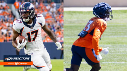 FOX Sports: NFL on X: After all QBs on the Broncos roster were placed on  the COVID Reserve list, practice squad WR Kendall Hinton warms up as he  prepares to start at