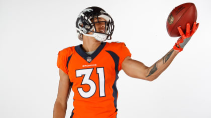 At Christmastime, Denver Broncos safety and proud papa Justin