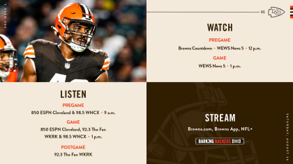 Cleveland Browns vs. Carolina Panthers: Free live streams (9/11/22
