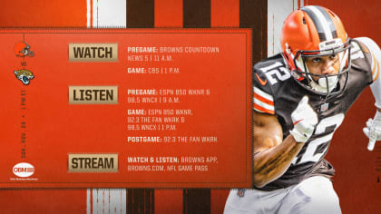 How to watch, stream, listen to Browns vs. Jags