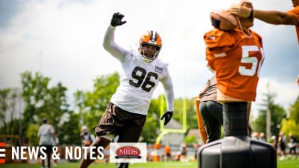 Browns training camp news: Fans excited, Myles Garrett elite, midfield logo  & more - Dawgs By Nature