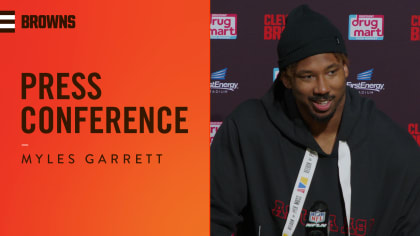 Myles Garrett speaks on Jim Brown's legacy at minicamp presser