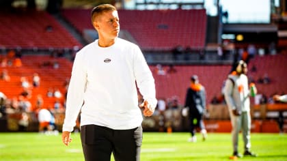 Callie Brownson, Browns assistant receivers coach, ready to 'roll