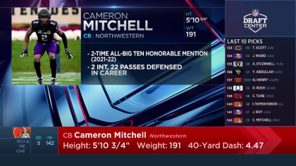 Browns select CB Cameron Mitchell with No. 142 overall pick in