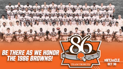 Cleveland Browns on X: The 1986 Browns team is being honored at