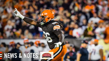 Cleveland Browns offensive linemen James Hudson III (66) participates in a  drill during an NFL football practice in Berea, Ohio, Wednesday, Aug. 4,  2021. (AP Photo/David Dermer Stock Photo - Alamy