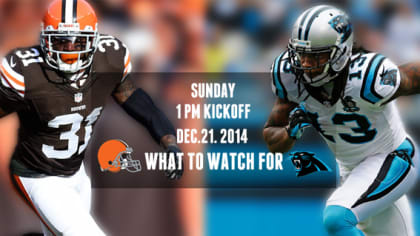 browns panthers watch