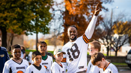 Brown Youth David Bell Cleveland Browns Game Team Color Jersey