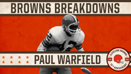 PAUL WARFIELD Photo Collage Print CLEVELAND Browns Football 