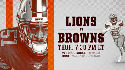 Lions vs Browns 2021: Game time, TV schedule, streaming live