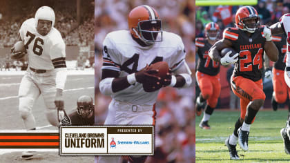 Cleveland Browns Players Show Off New Throwback Uniform - Sports  Illustrated Cleveland Browns News, Analysis and More