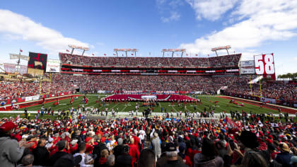 Seats at the 50 Yard Line  Tampa Bay Buccaneers Tickets