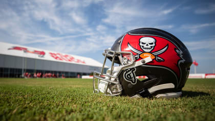 Tampa Bay Buccaneers guard Luke Goedeke (67) is seen during an NFL football  game against the Dallas Cowboys, Sunday, Sept. 11, 2022, in Arlington,  Texas. Tampa Bay won 19-3. (AP Photo/Brandon Wade