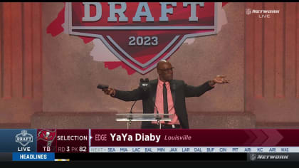 Watch Pick & View Highlights: Bucs Select YaYa Diaby with the 82nd Pick in  the 2023 NFL Draft