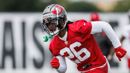 Tampa Bay Buccaneers wide receiver David Moore (19) before a preseason NFL  football game against the New York Jets, Saturday, Aug. 19, 2023, in East  Rutherford, N.J. (AP Photo/Adam Hunger Stock Photo - Alamy