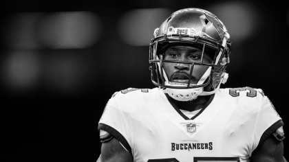 Tampa Bay Buccaneers cornerback Zyon McCollum (27) watches his assigned  receiver as he defends in the secondary during an NFL football game against  the New Orleans Saints, Monday, Dec. 5, 2022, in