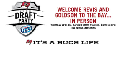 Tampa Bay Buccaneers Official Draft Party presented by Miller Lite