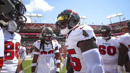 Tampa Bay Buccaneers safety Jermaine Phillips (23) celebrates after  tackling Washington Redskins tight end Chris Cooley (47). The Buccaneers  defeated the Redskins 19-13, at Raymond James Stadium in Tampa, Florida,  Sunday, November