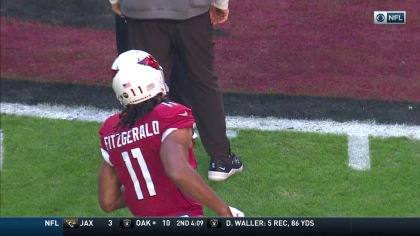 Arizona Cardinals' Larry Fitzgerald throws first career touchdown