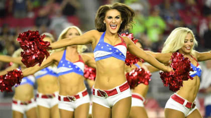 The Arizona Cardinals cheerleader who commanded a platoon during a