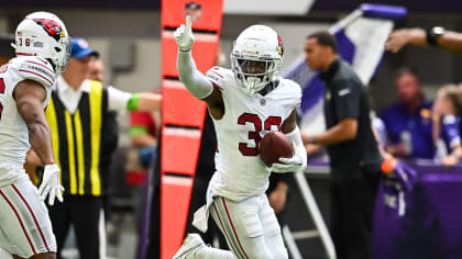 Arizona Cardinals quarterback Blough preserves Cardinals' comeback hopes  with a pressured 25-yard throw to Cardinals wide receiver Daniel Arias