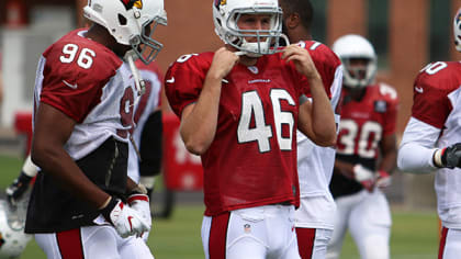 Arizona Cardinals long snapper Aaron Brewer once stole from White