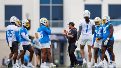 USC linebacker Tuli Tuipulotu, selected in the second round of the NFL draft  by the Los Angeles Chargers, listens during a news conference at Hoag  Performance Center Saturday, April 29, 2023, in