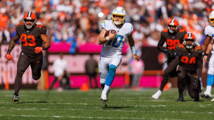 Cleveland Browns Game-Used Football vs. Los Angeles Chargers on October 9  2022