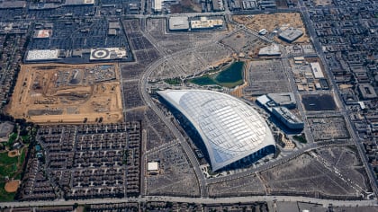 Photos: Aerial Views of SoFi Stadium Construction