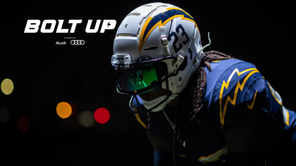 turn up + bolt up., party, turn up + bolt up. don't be tardy for the party  → chargers.com/draftparty, By Los Angeles Chargers