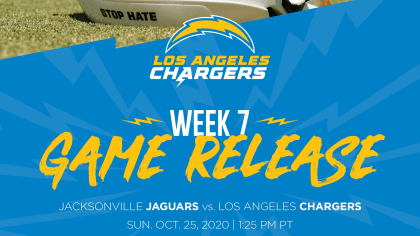 How to Watch Jaguars vs. Chargers on October 25, 2020