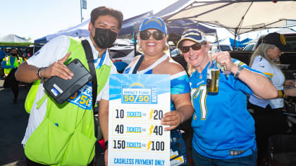 50/50 Raffle  Los Angeles Chargers